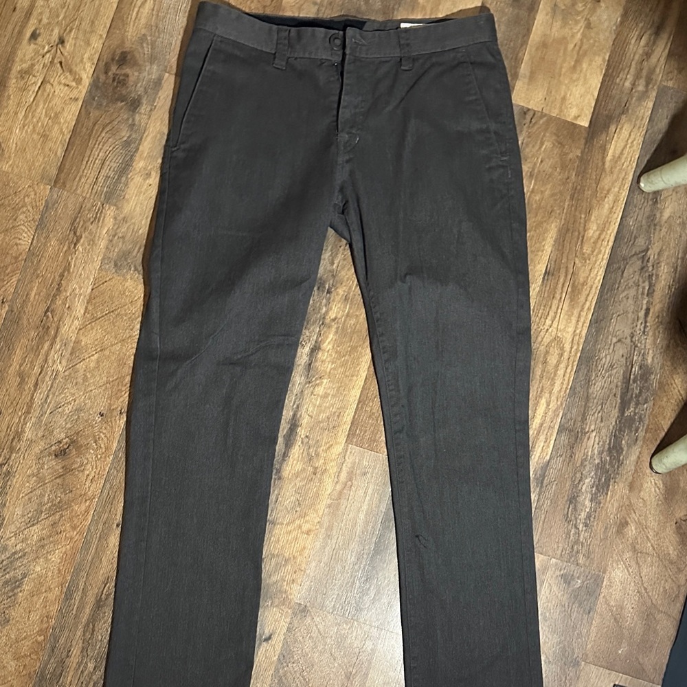 Volcom Men's Black Chinos